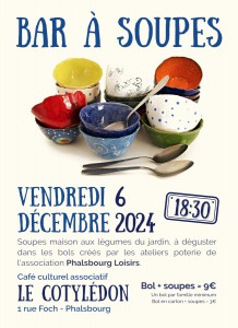 Flyer Bar à Soupes 2024